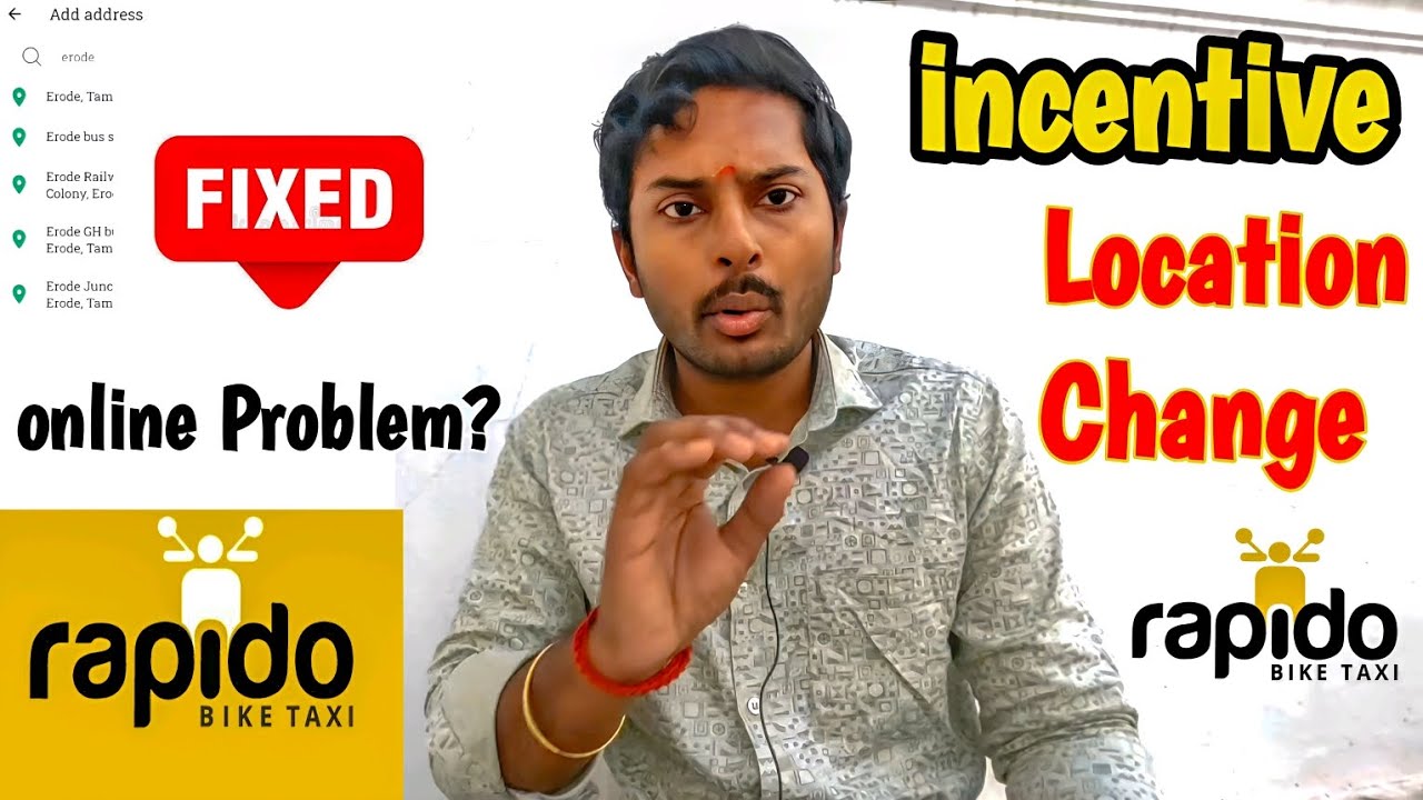 How to Change Location in Rapido Captain | Maximum Incentives | Breath Taker | BTR 💼✨