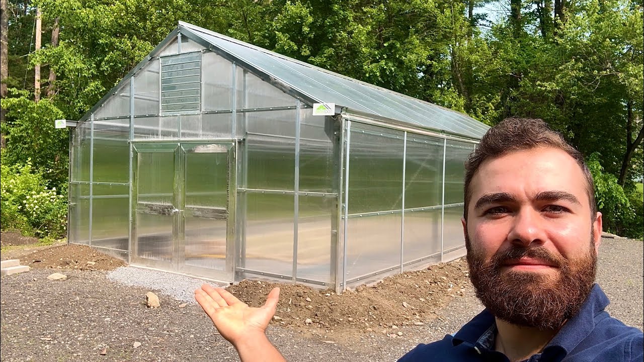 Building a commercial greenhouse for my goldfish (GROW SPAN SERIES 2000 FULL CONSTRUCTION )