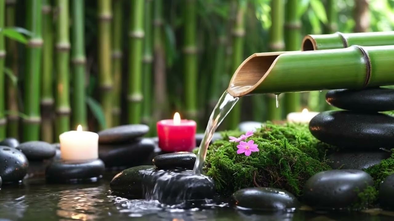 Nhạc Piano Thư Giãn + Nước Chảy 🌿 Giảm Lo Âu, Thư Giãn Tinh Thần