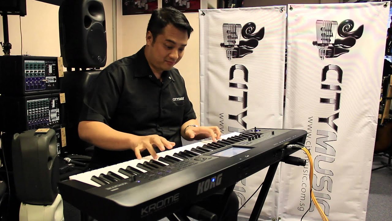 KORG KROME PART 2- COMBINATION SOUND (edited)