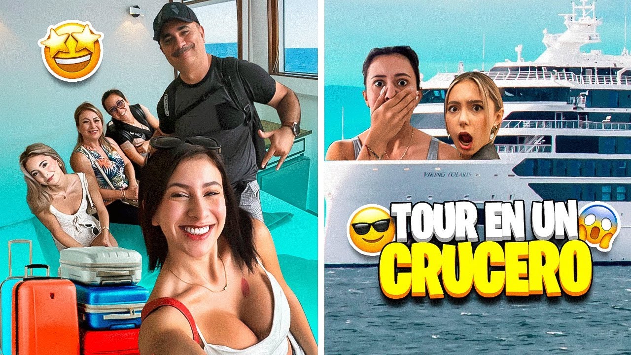 TOUR DEL CRUCERO SÚPER GRANDE😱🛳️ Primer video del crucero! | Hermanas JM