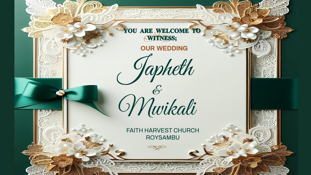 Wedding Ceremony (Mwikali weds Japheth) || 22-Nov-2025