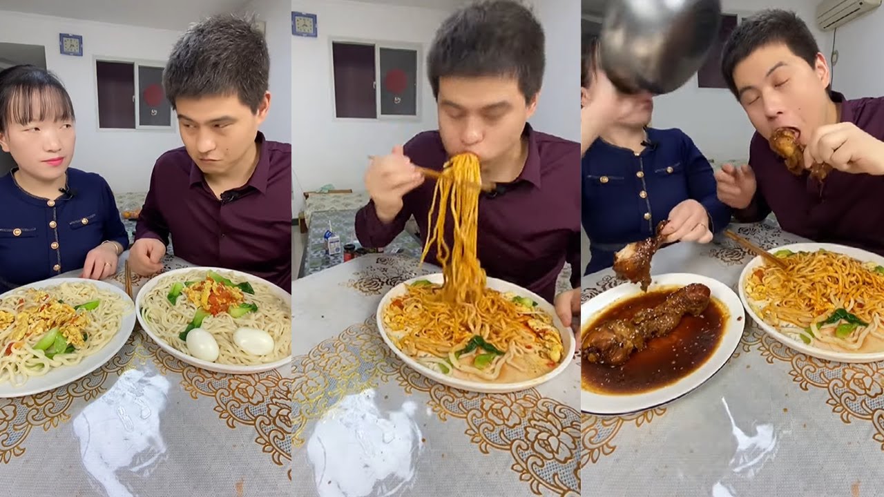 Prank on my husband:My husband took my food away without knowing there was meat