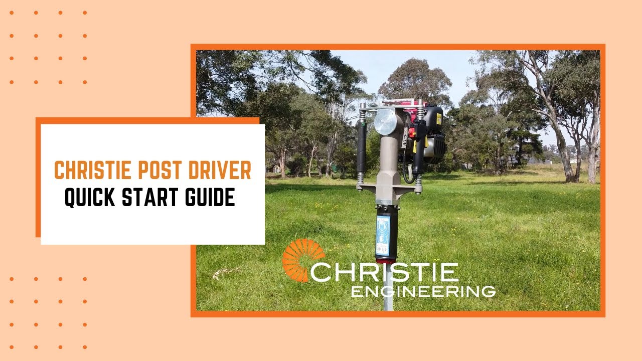 Christie Post Driver Quick Start Guide