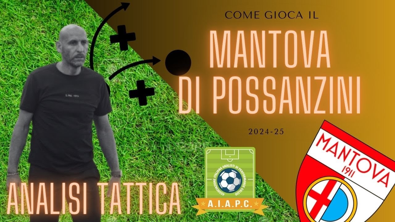 ⚽️ Analisi Tattica ⚽️ Come gioca il MANTOVA di POSSANZINI 2024-25 ⚪️🔴