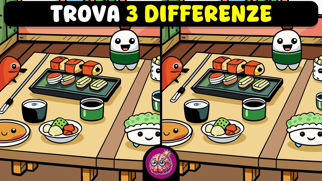 🧠🧩 Trova 3 Differenze | Trova i Dettagli Nascosti 🧩🧠 | Trucchi Mentali