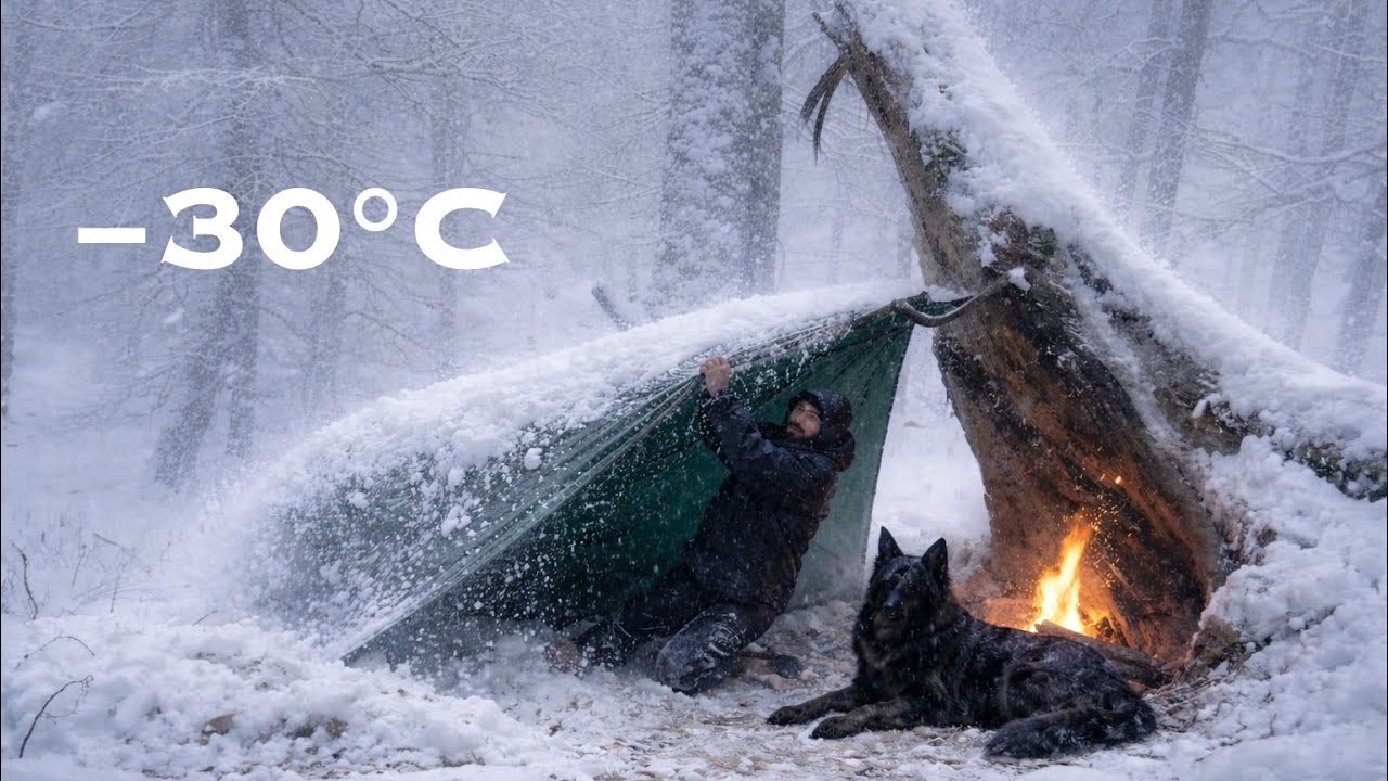 Alone in −30°C Without a Sleeping Bag — One Mistake Could Have Killed Me