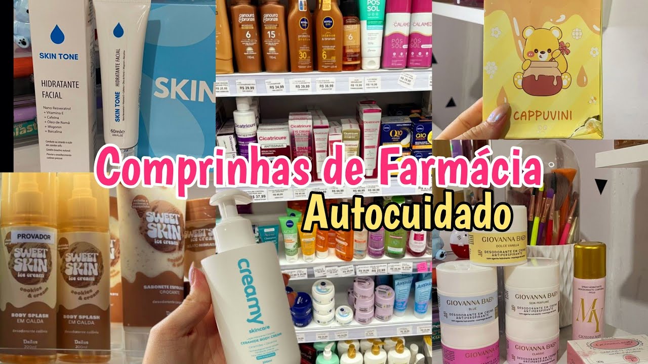  Comprinhas de Autocuidado na Farmácia •perfumaria • skincare • maquiagem 
