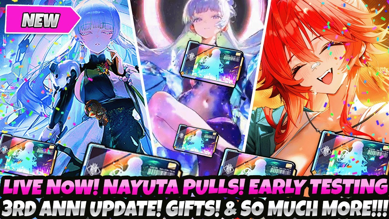 *LIVE NOW!!* NAYUTA SUMMONS! EARLY TESTING! 3RD ANNI UPDATE GIFTS! GAMEPLAY! (Nikke Goddess Victory