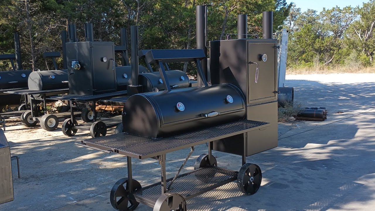 Backyard Smoker with Vertical Over Firebox by Matt's BBQ Pits LLC