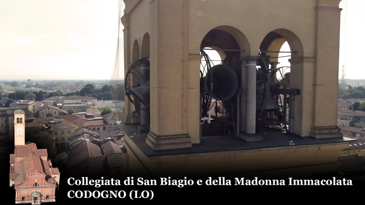 Distesa completa - Campane della Collegiata di S. Biagio e della B.V. Immacolata a Codogno (LO)