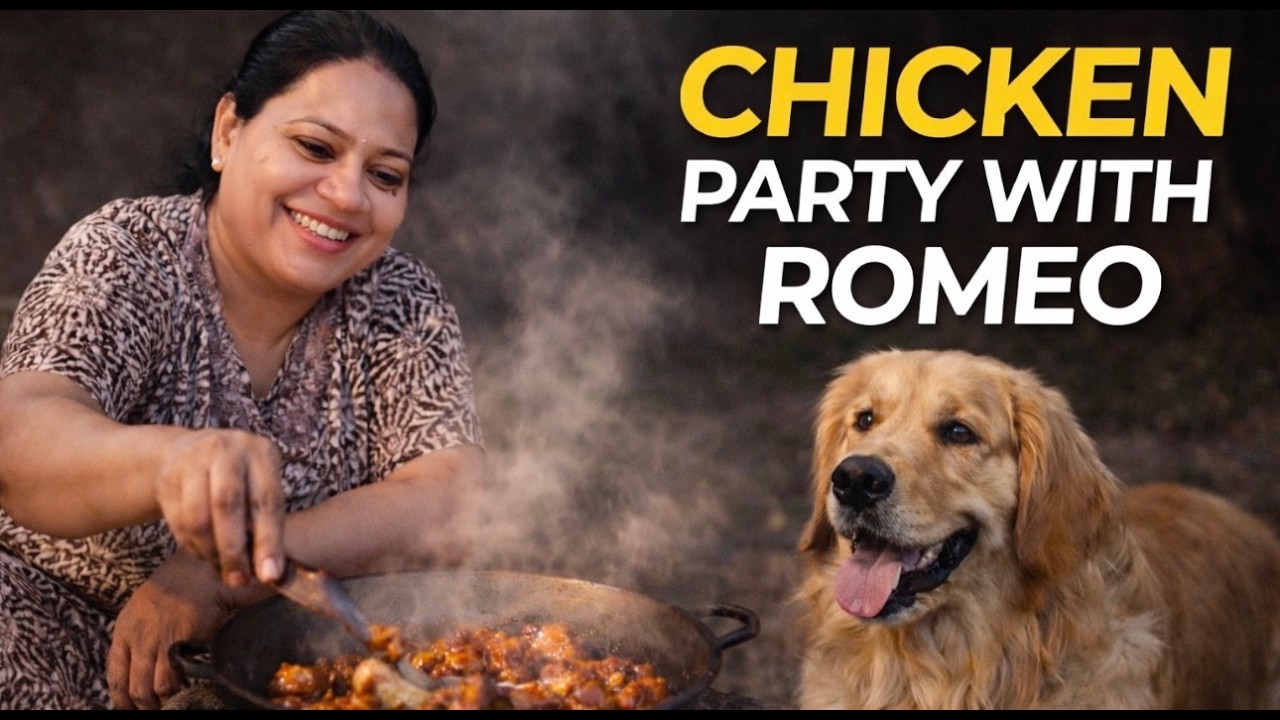 Naye Chulhe Par Bnai Desi Style Chicken Curry | Mumma And Romeo