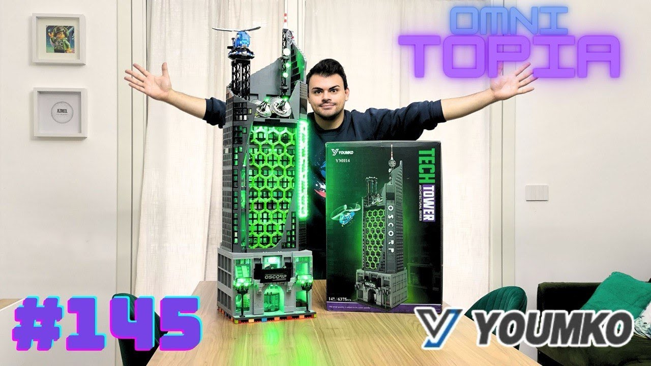 LA OSCORP TOWER DI THE AMAZING SPIDER-MAN! Youmko Tech Tower - OmniTopia EP145