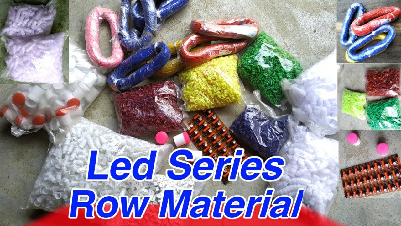 LED Series/Jhalar Light Row Material Price and How to Order This //