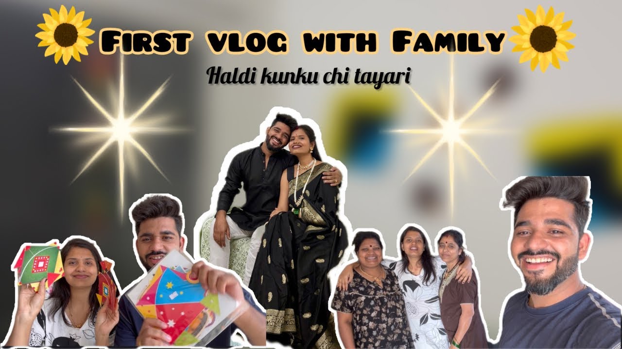 Our First Haldi Kumkum at Home 💛 | Both Moms Together | Family Fun Vlog