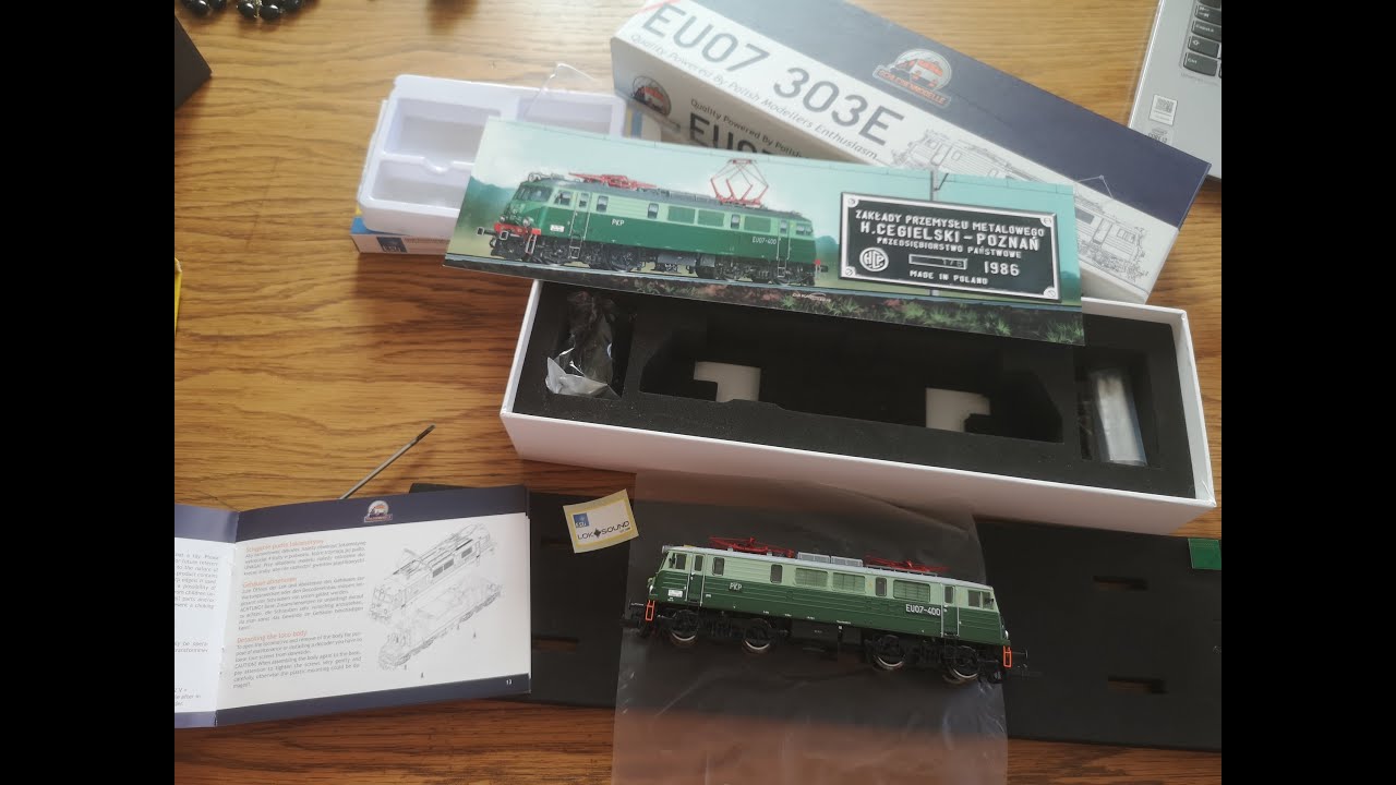 PREZENTACJA #18 Moje pierwsze doświadczenia z EU07 od Schlesienmodelle i montaż dźwięku