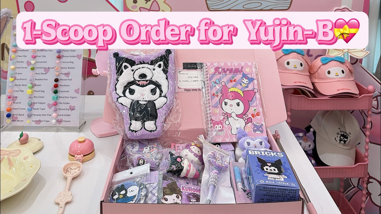 Packing a Sanrio Mystery Scoop 🖤 Kuromi & Badtz-Maru Theme | Order #2432 (Part 2)