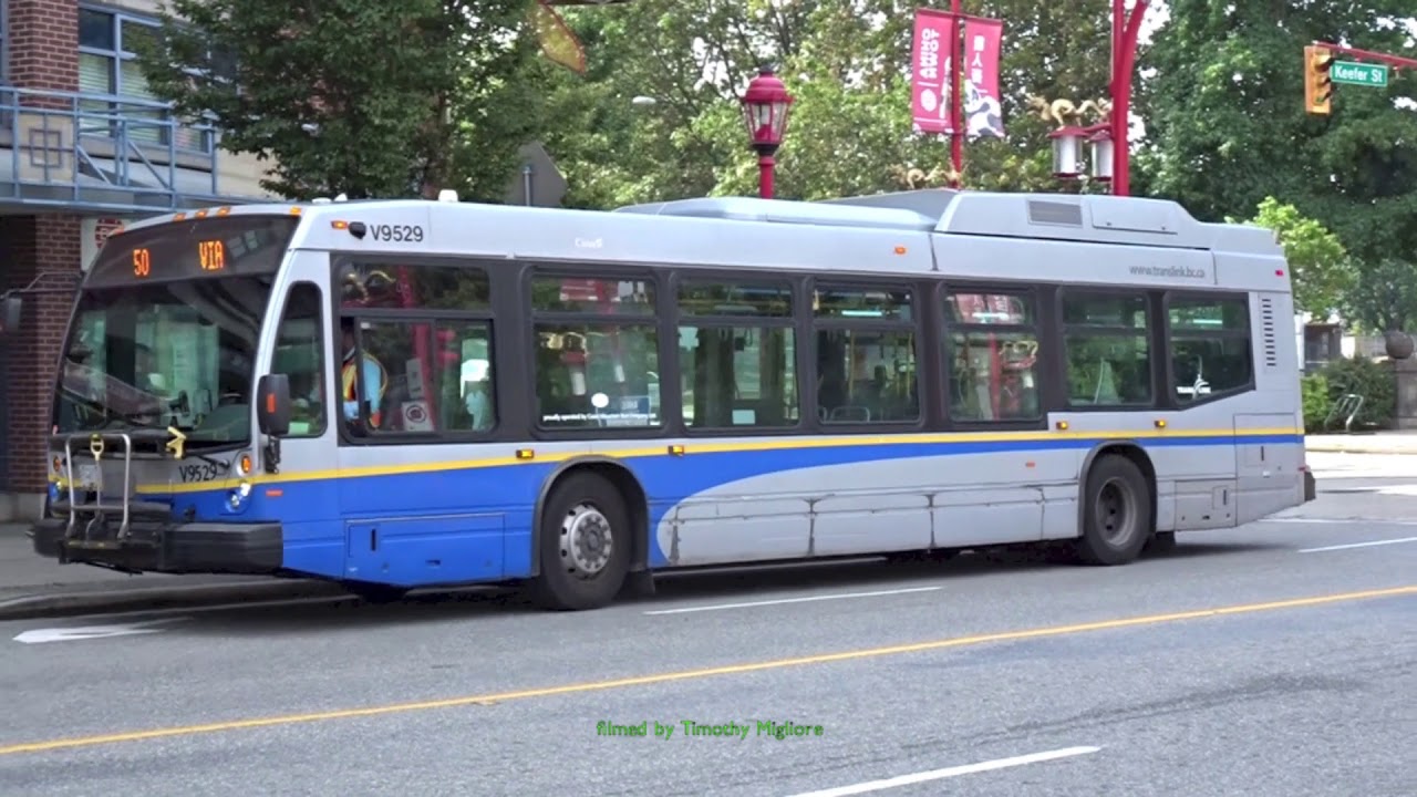 Buses in Vancouver, Canada 2019