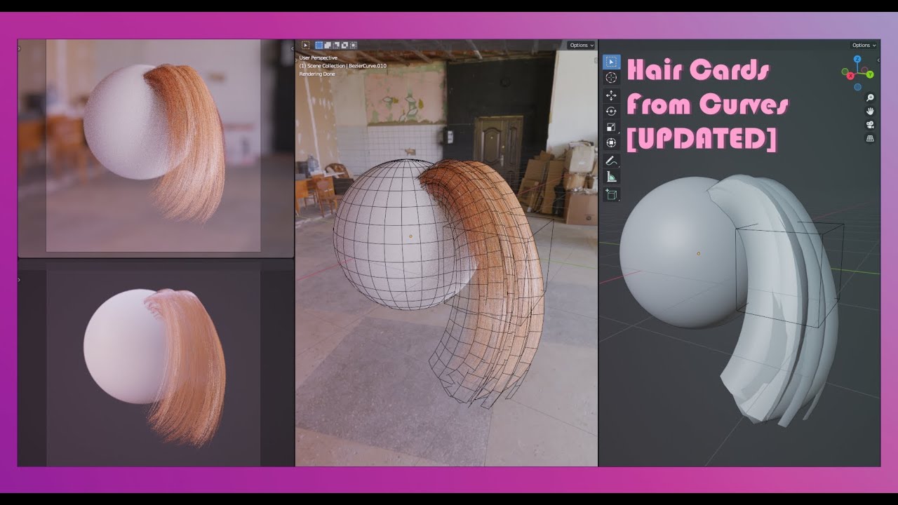 Creating Hair Cards With Curves [Updated] [Use CC]