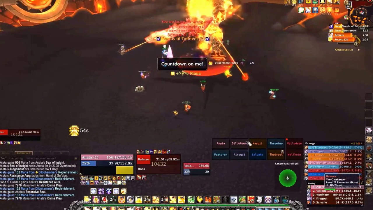 Baleroc Hc-Holy Paladin PoV