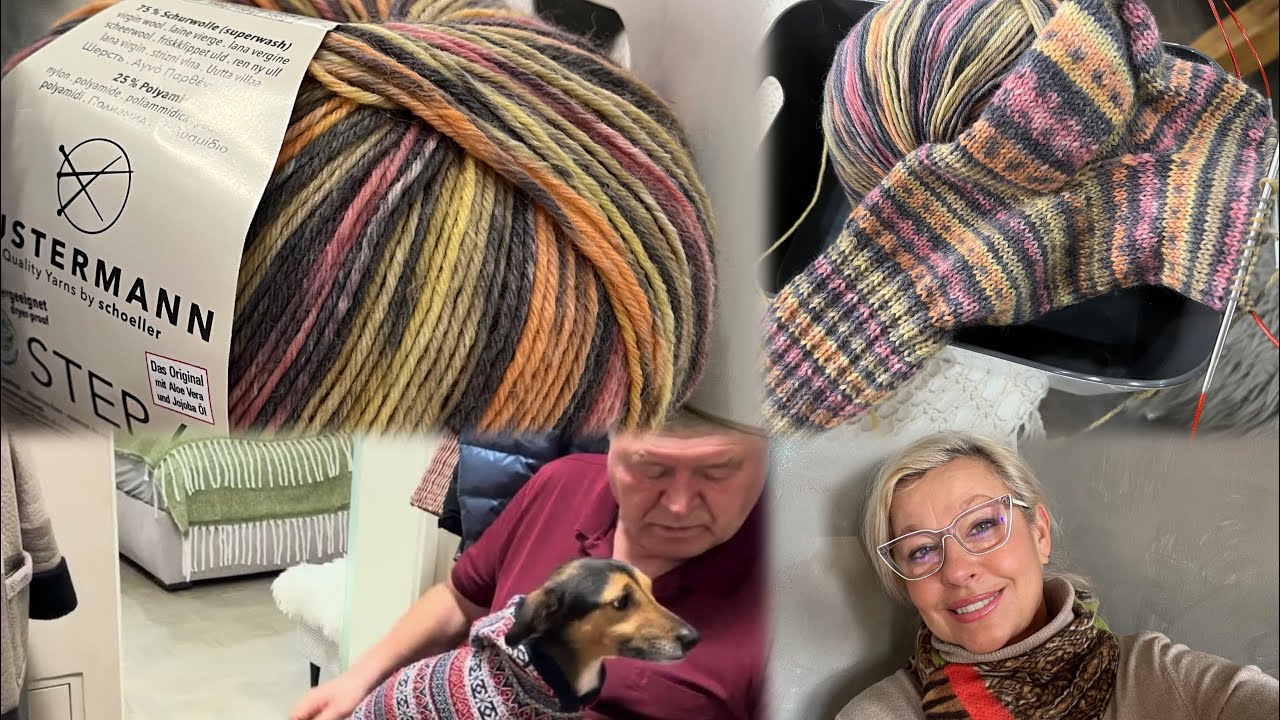 3 февраля 2026 г.Вся в уборке вся в делах 🧦🧶Вязание носочек доставляет удовольствие 💁🏼‍♀️
