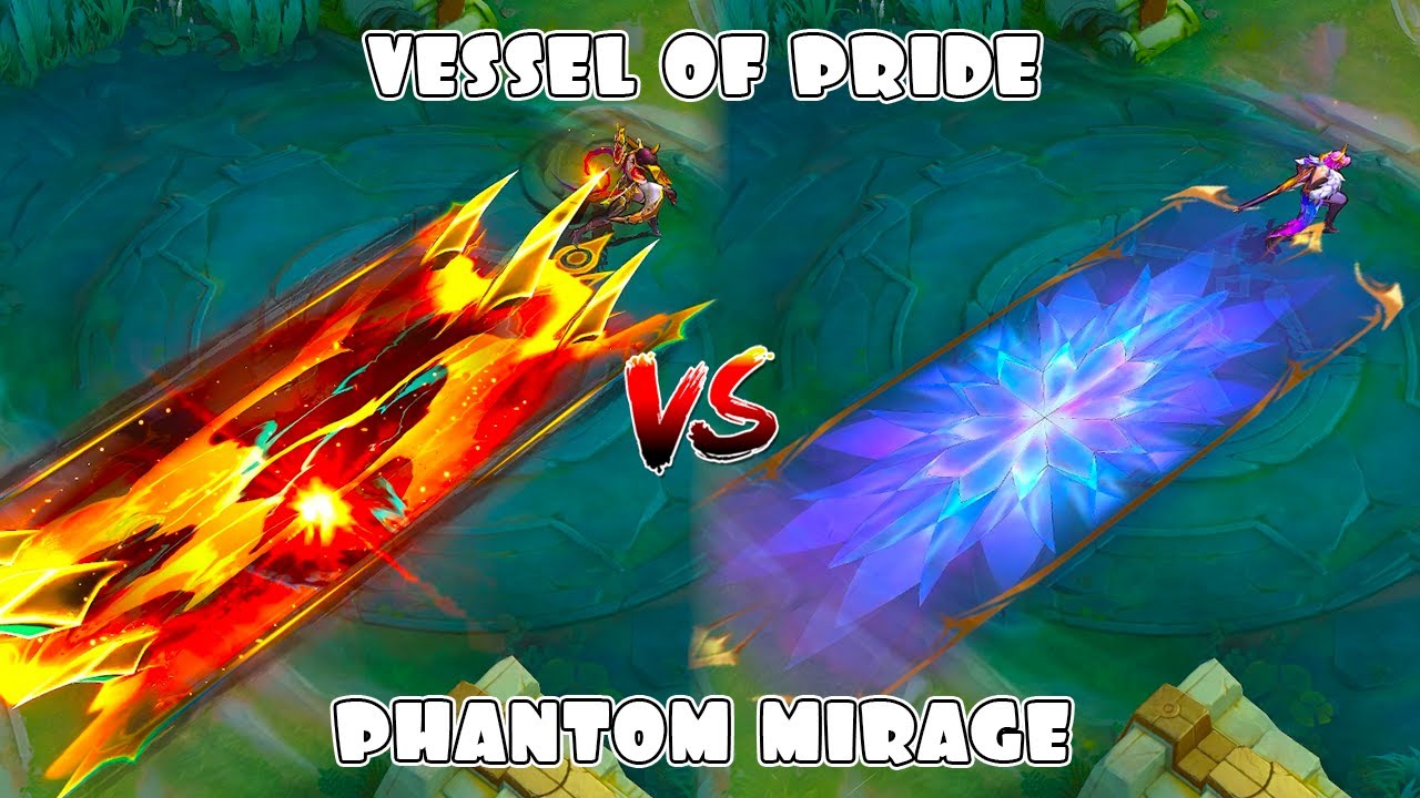 Benedetta Vessel of Pride VS Phantom Mirage Skin Comparison