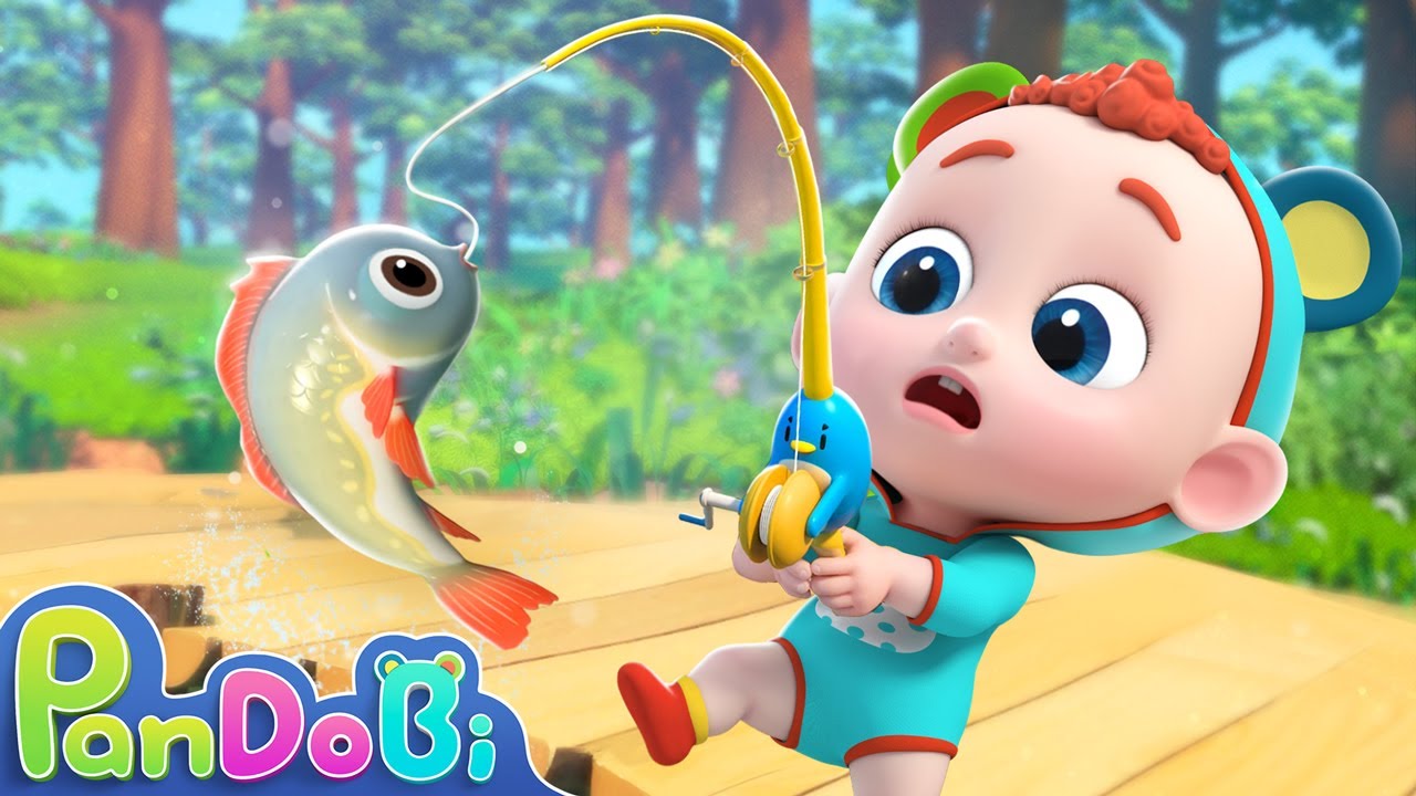 1, 2, 3, 4, 5, Once I Caught a Fish Alive | Let's Go Camping | Pandobi Nursery Rhymes & Kids Songs