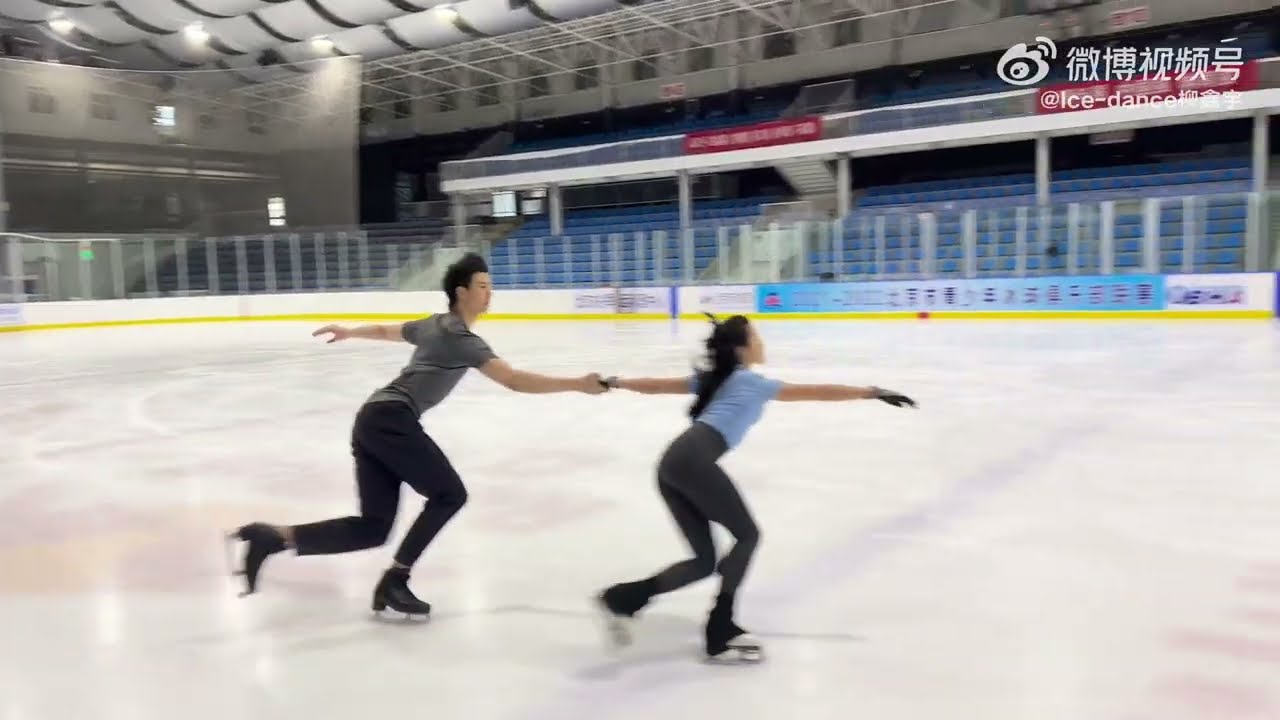 [4K] 王诗玥柳鑫宇在大柳手术后第一次上冰训练 | Wang Shiyue x Liu Xinyu - 1st Training Session On Ice Since Liu's Surgery
