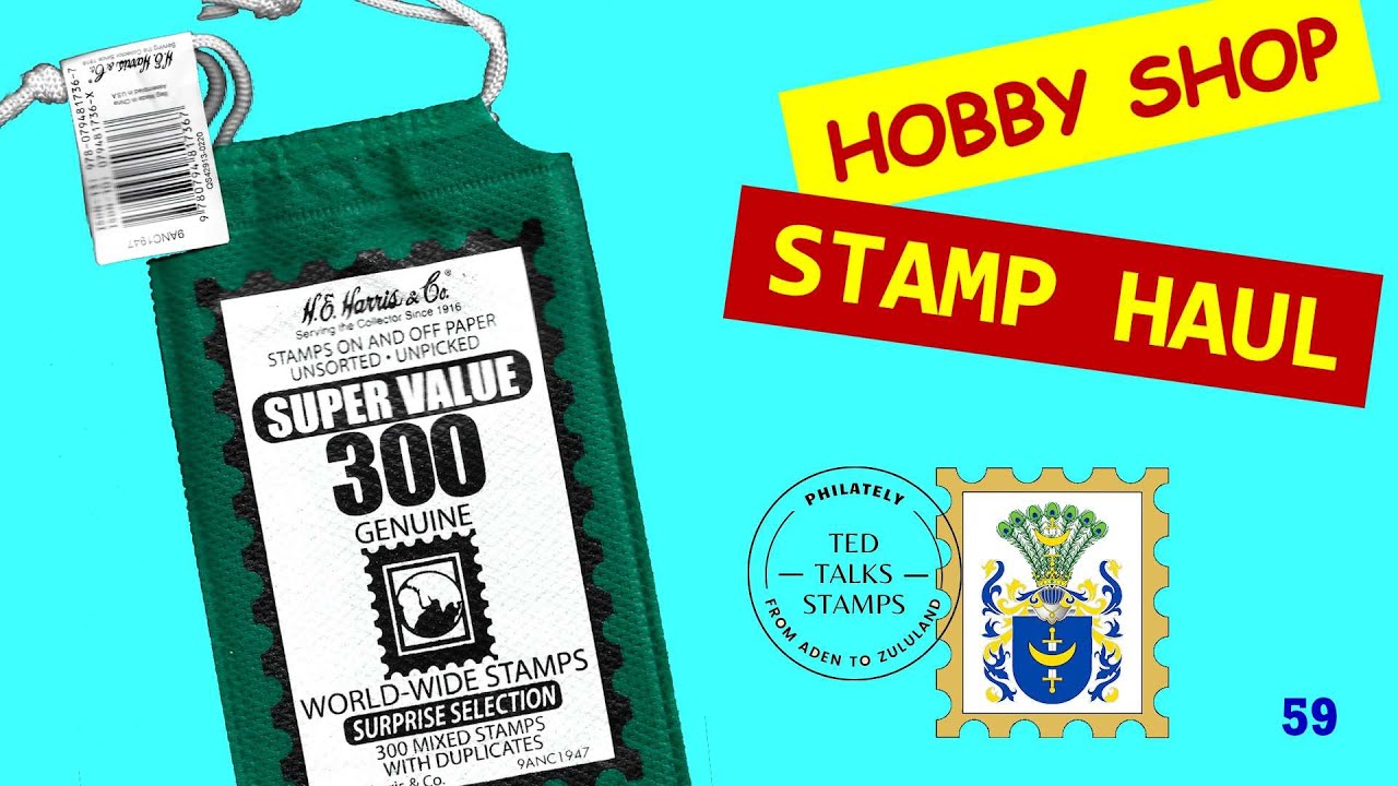 Unboxing a Hobby Shop Postage Stamp Haul. Plus:  Today's Mail [Ep. 59]