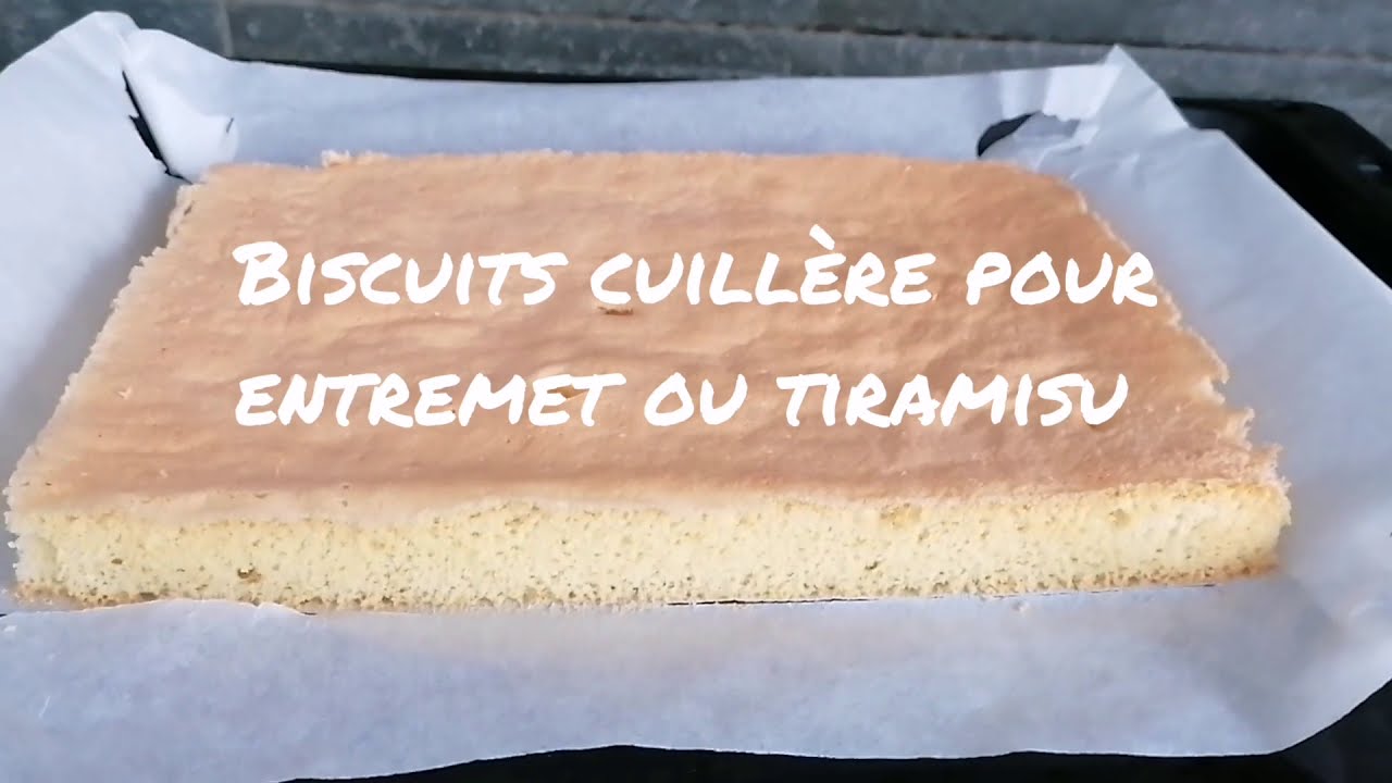 Biscuits cuillère pour entremet ou tiramisu très facile et tes bon #tiramisu #entremet #biscuits