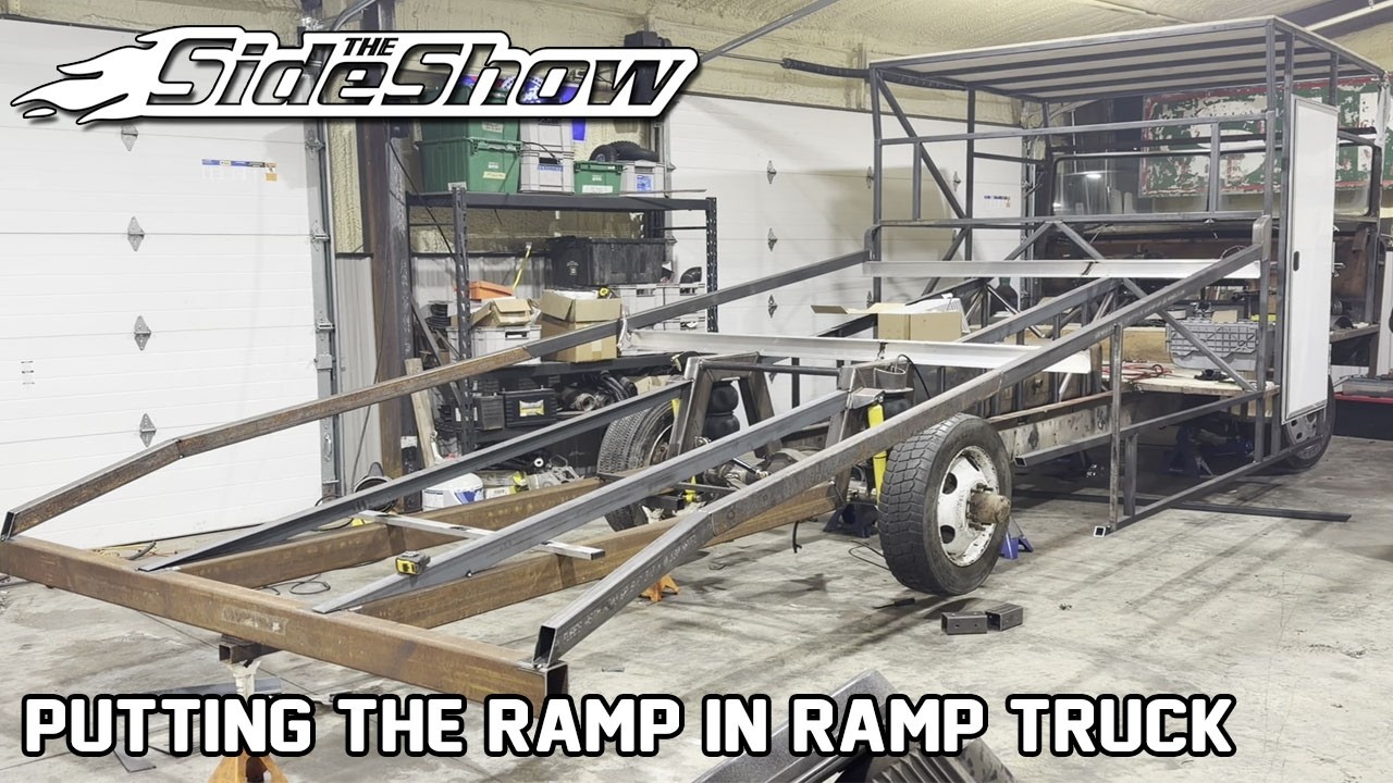 Building the ramp on our winnebago car hauler.