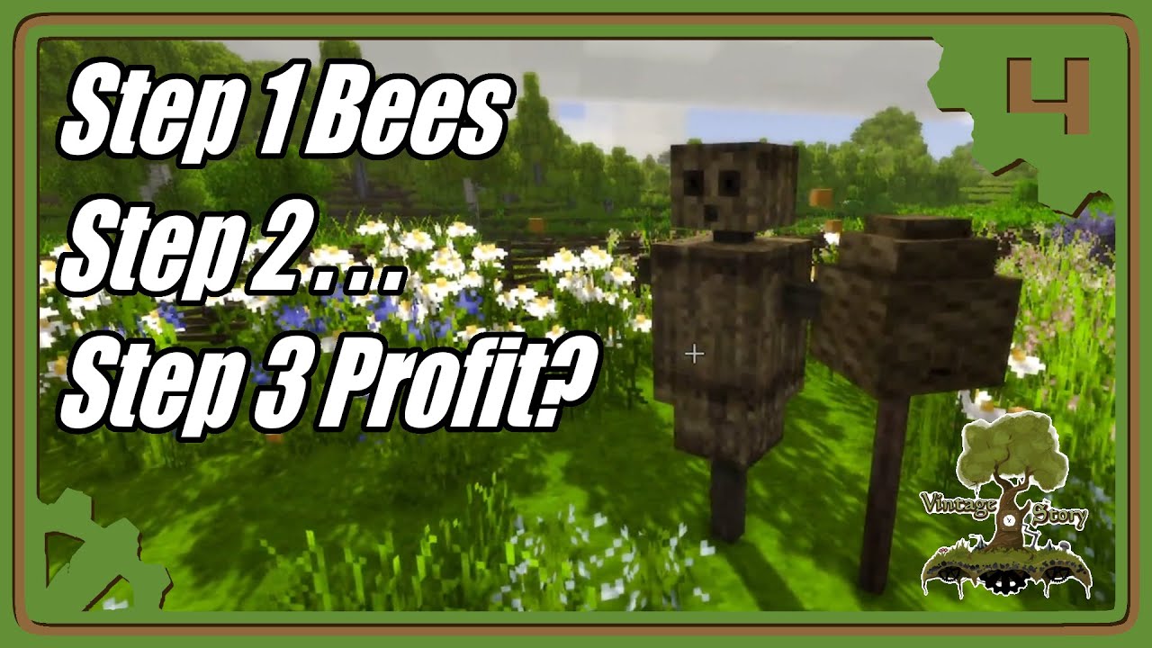 Vintage Story   part 4 Surviving Bears, Raising Bees and Skipping a Few Steps Along the Way