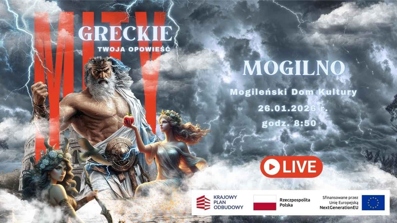 Mity Greckie - Twoja Opowieść Mogilno, 20.02.2026