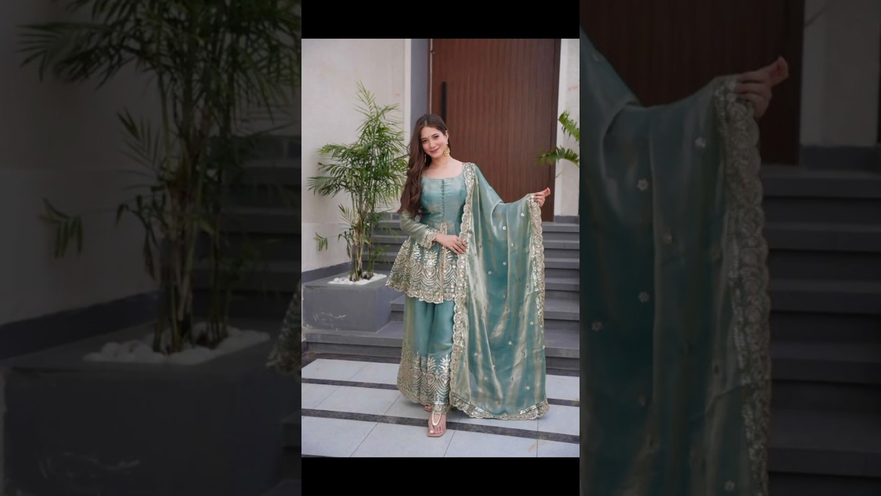 beautiful sarara garara suit design 😍 2025 #sararasuit #trending#fashion#viral#shorts#youtubeshorts