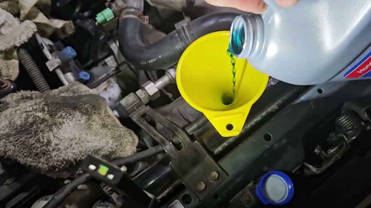 1996 Honda Accord Timing Belt & Water Pump – Final Reassembly, Coolant Fill & First Start (Step 24)