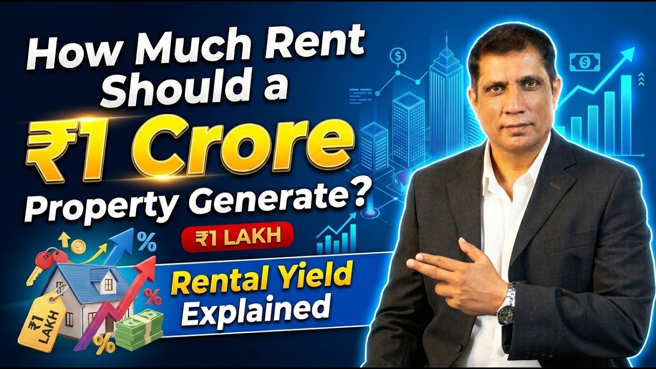 How Much Rent Should a ₹1 Crore Property Generate? | Rental Yield Explained