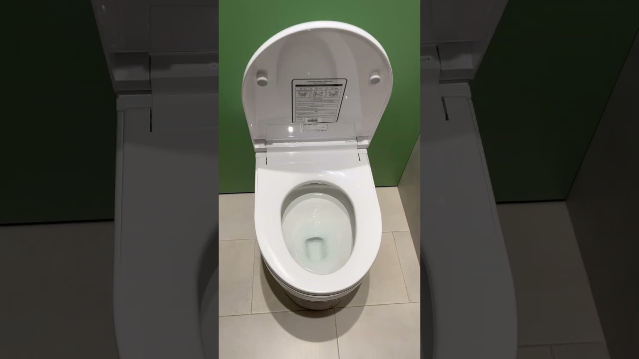 Лучшая покупка во время ремонта - умный унитаз с функцией биде  #smarttoilet #ремонт #унитазбиде