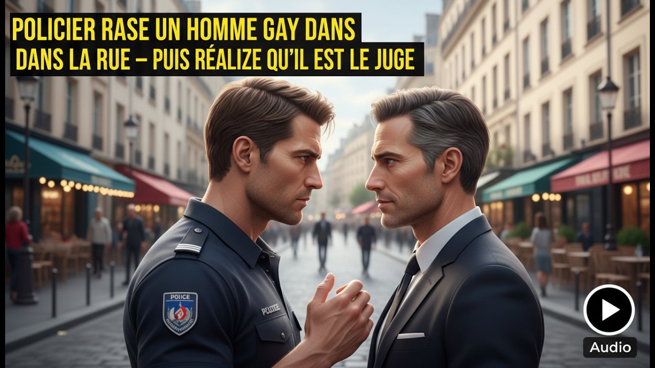 POLICIER RASE UN HOMME GAY DANS LA RUE — PUIS RÉALISE QU'IL EST LE JUGE