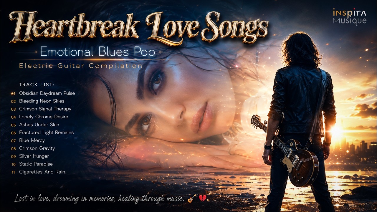 Heartbreak Love Songs 💔 | Emotional Blues Pop | Electric Guitar Compilation 2026