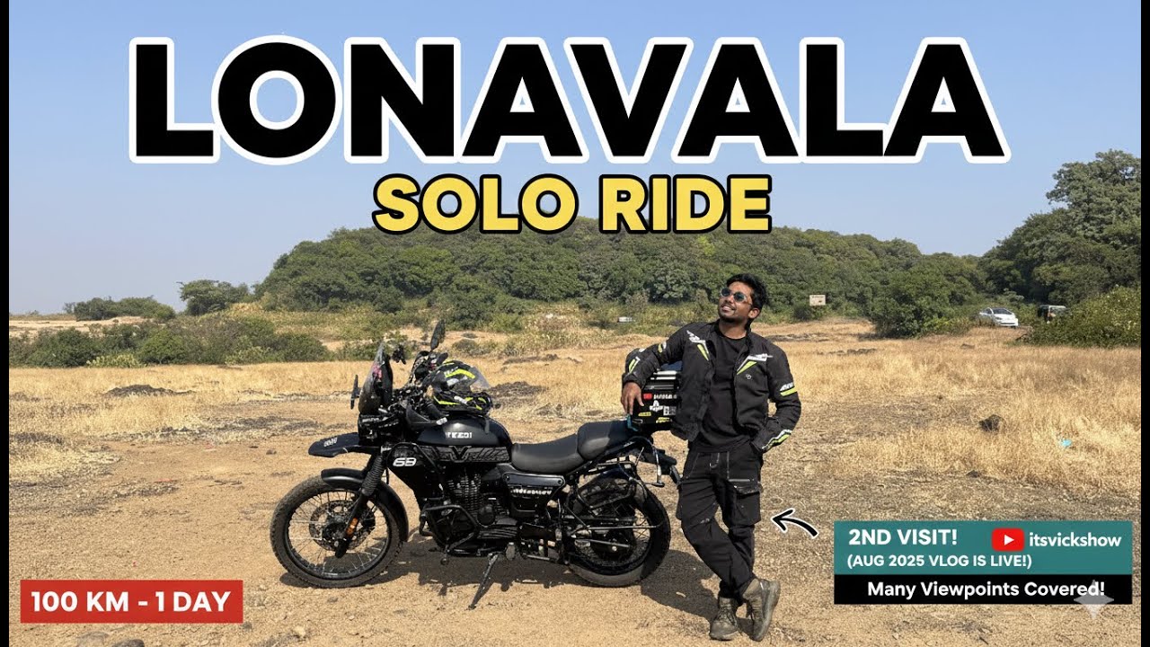 Mumbai to Lonavala Bike Ride | 100 KM Motovlog on Yezdi Adventure 2025