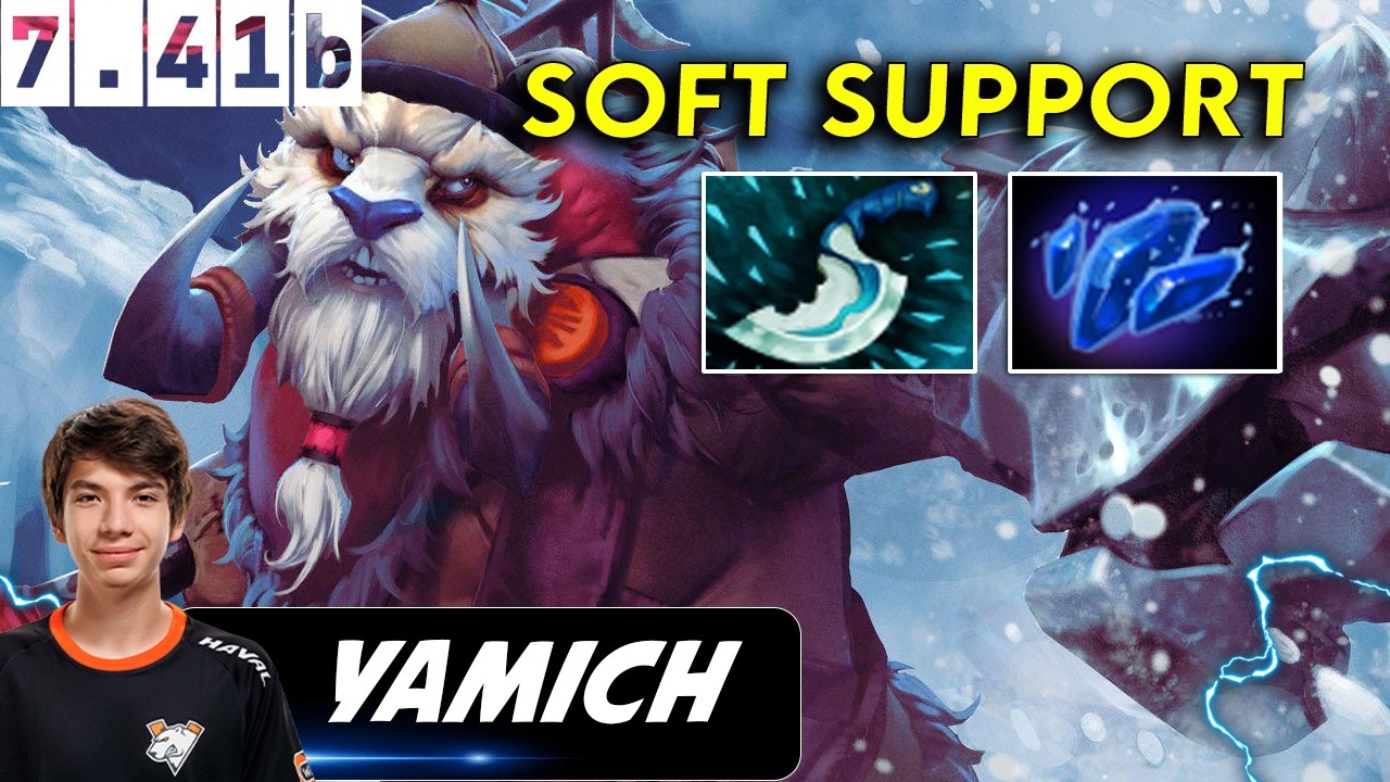 Yamich Tusk Soft Support - Dota 2 Patch 7.41b Pro Player Full Gameplay