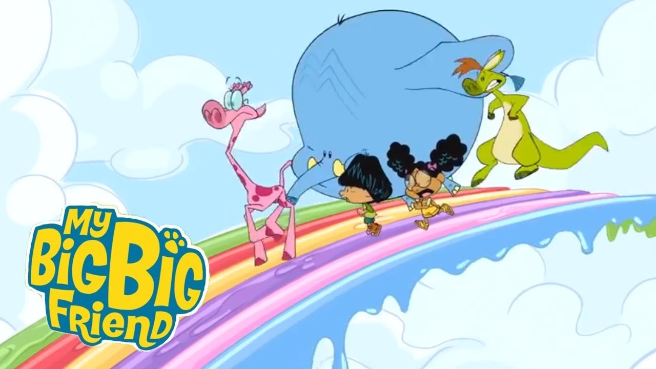 My Big Big Friend | Running On A Rainbow! | English Full Episode | Cartoons For Kids
