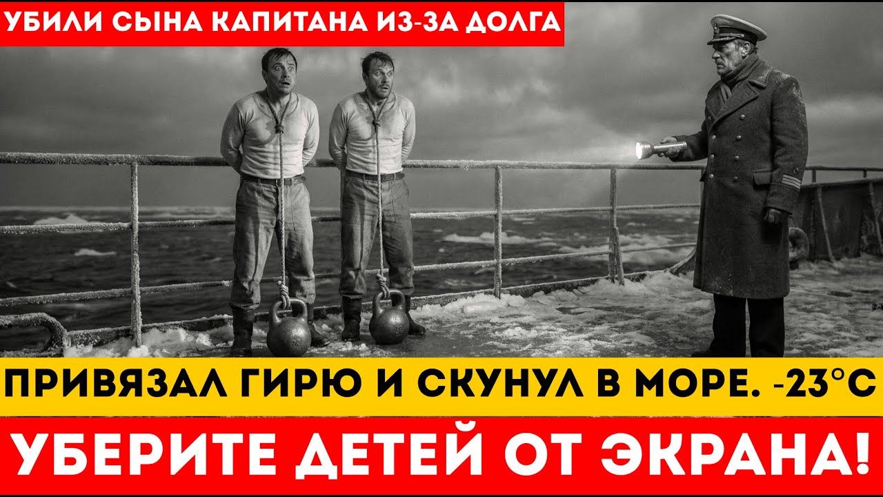 КАПИТАН ПРИВЯЛ ГИРИ И СКИНУЛ ЗА БОРТ УБИЙЦ СЫНА. ЗАБИЛИ И ВЫКИНУЛИ ЗА БОРТ ПОСЛЕ ИГЫ В КАРТЫ