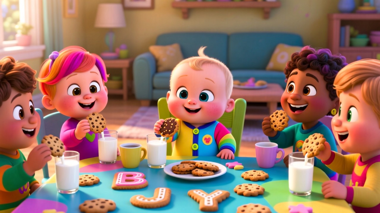 Donuts With Baby Sprinkles Fun | Fun Kids Snack Song | Playful Learning Rhyme 🍩✨