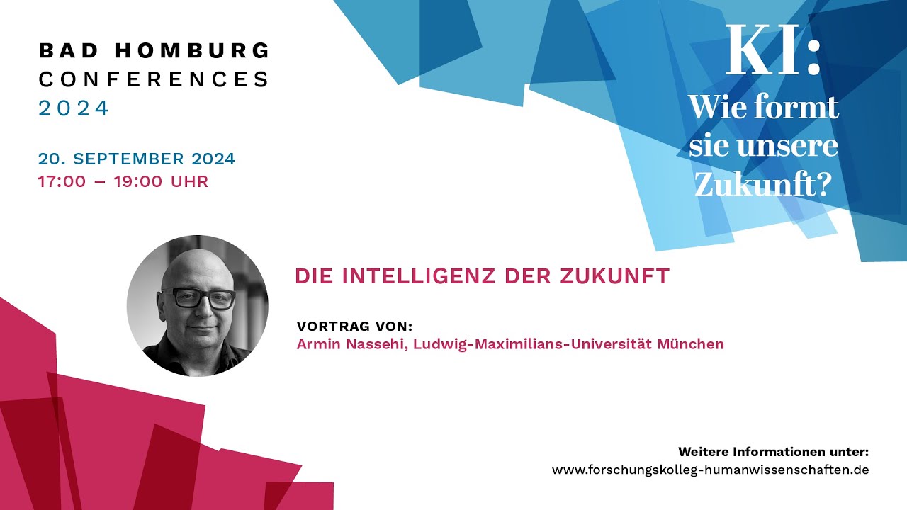 BHC 2024 | Armin Nassehi »Die Intelligenz der Zukunft«