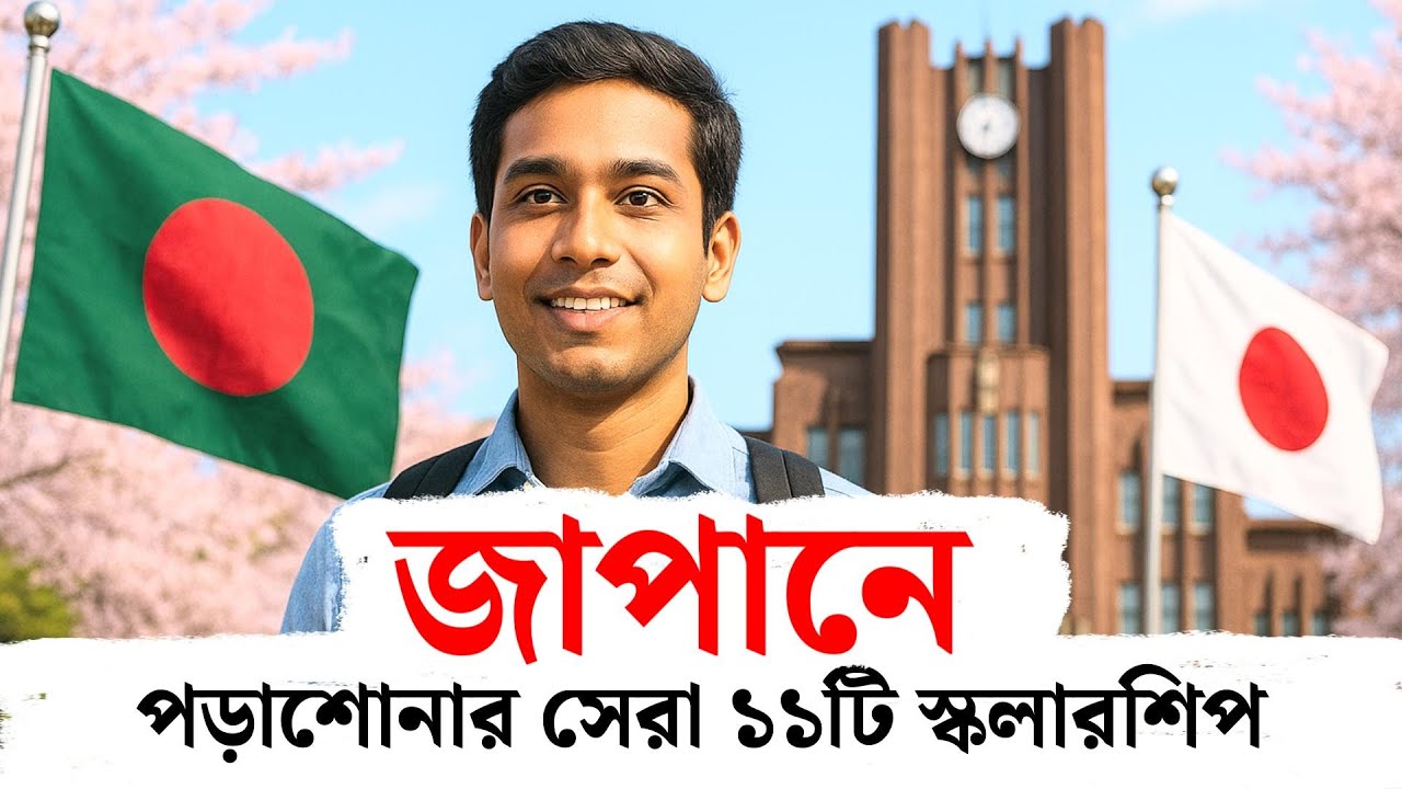 জাপানে পড়াশোনার সেরা ১১টি স্কলারশিপ | Top 11 Scholarships in Japan