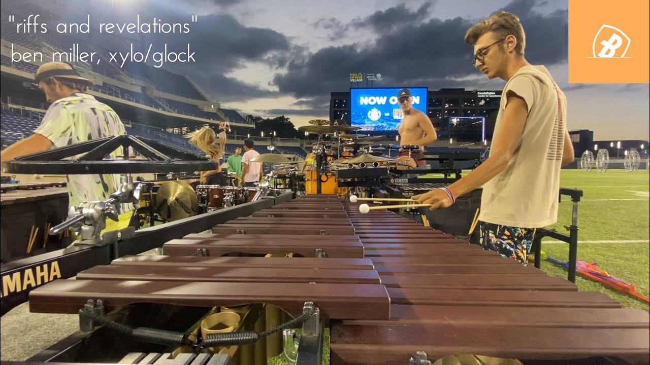 Bluecoats 2022 “Riffs and Revelations” Xylophone Phone Cam | Ben Miller