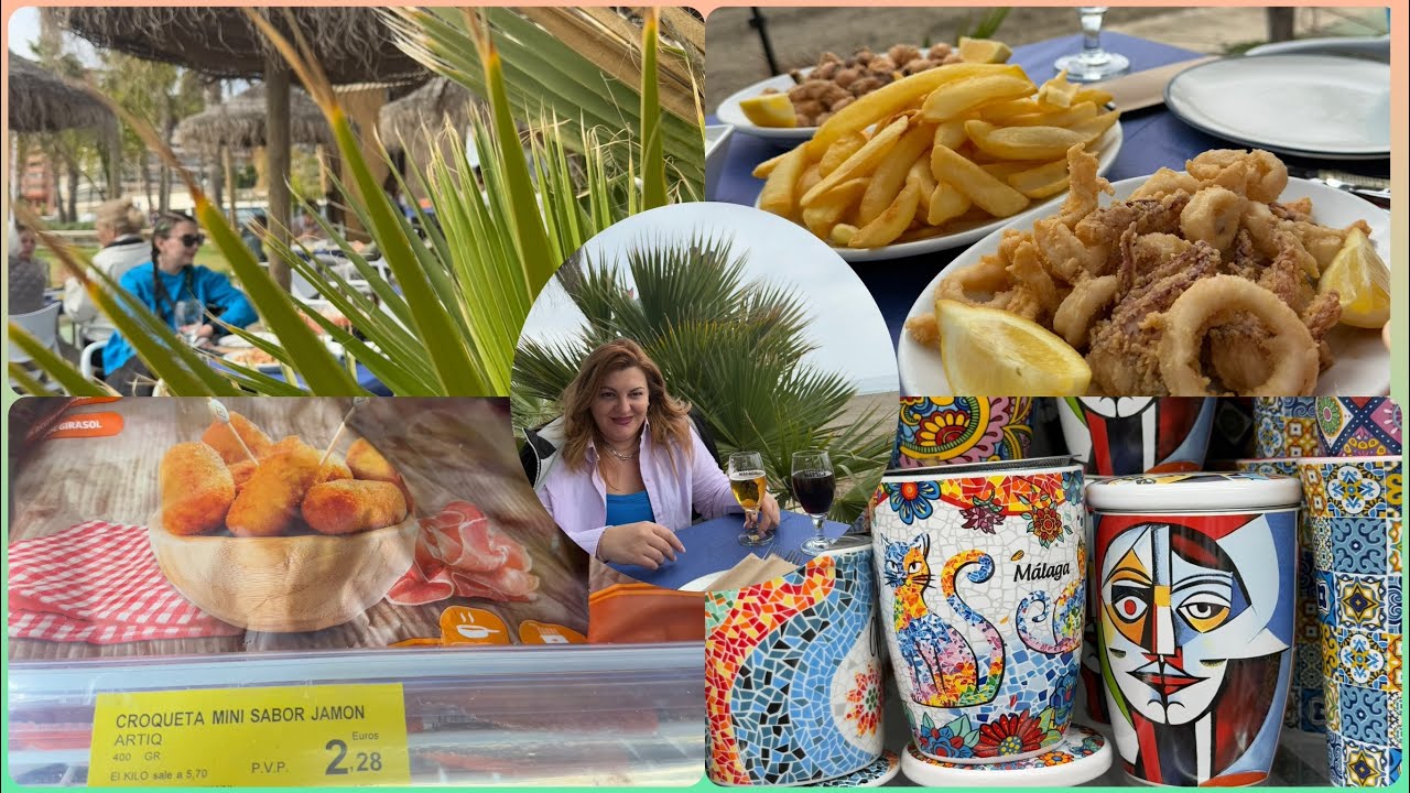 Haul cumparaturi alimentare Spania 42 EUR și tur Magazin DIA. Cumparaturi Maroc. Ciringuito pe plajă