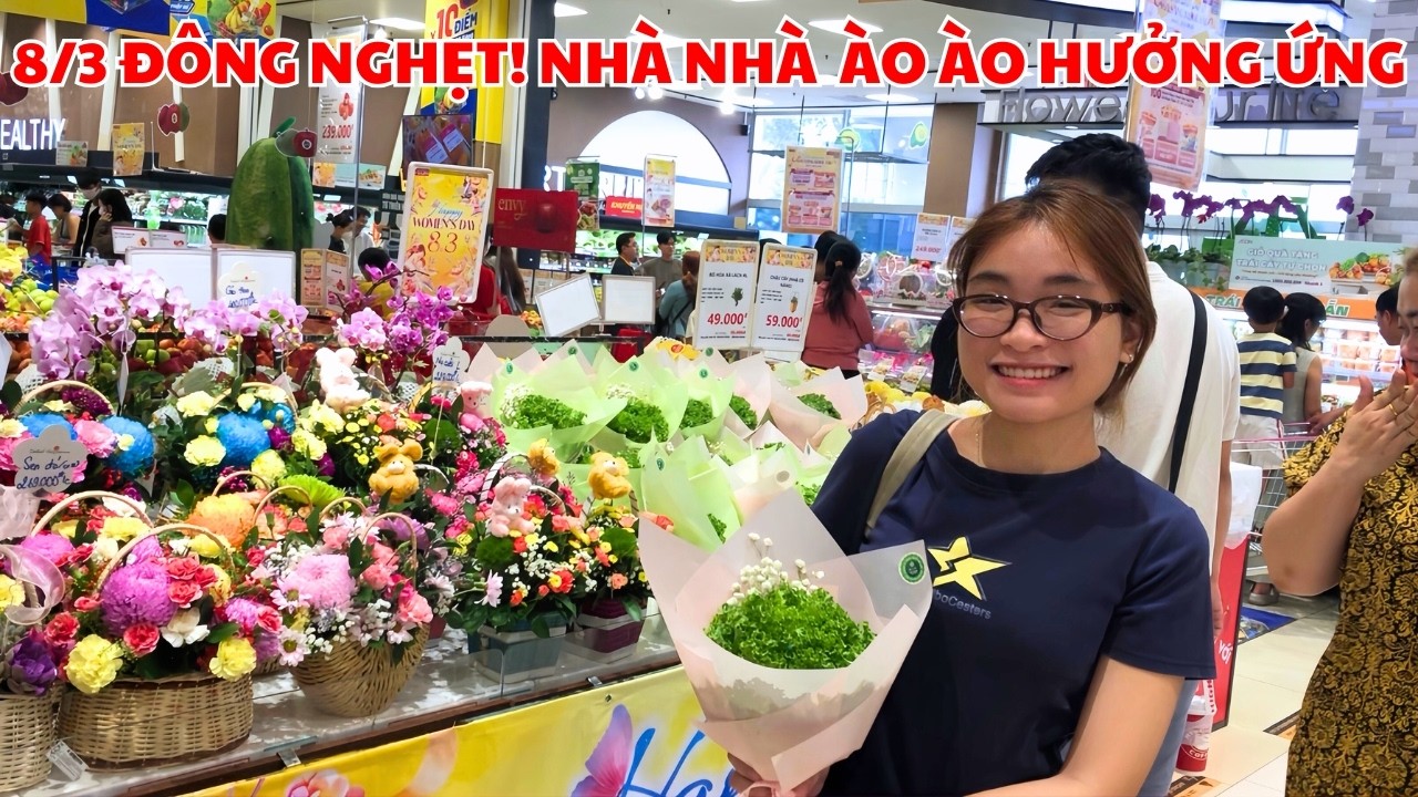 HƯỞNG ỨNG LỄ 8/3 ĐÔNG NGHẸT NGƯỜI TẠI SIÊU THỊ AEONMALL! QUÀ TẶNG NGẬP TRÀN GIẢM GIÁ!