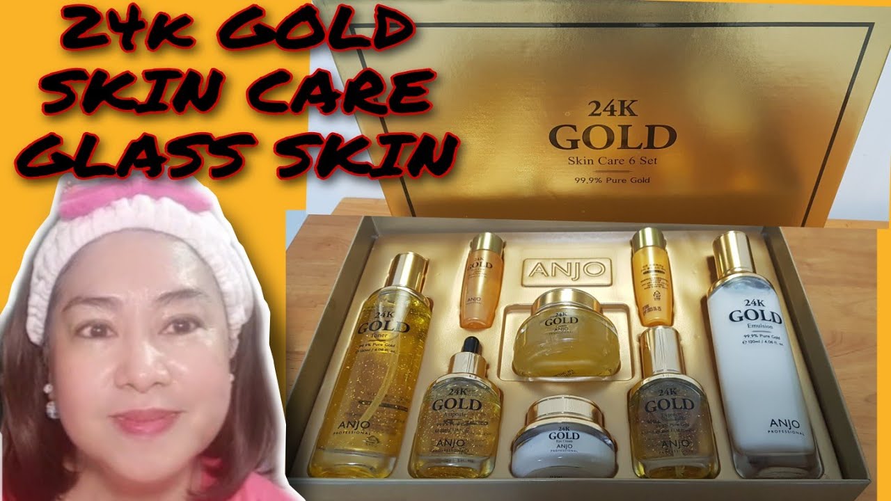 HOW TO GET A GLASS SKIN/ KOREAN 24K GOLD SKIN CARE
